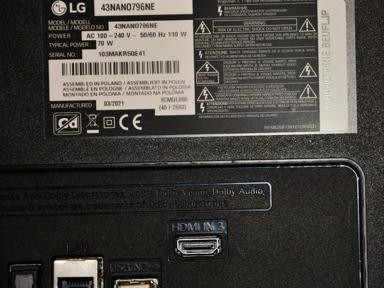 Billede 7 - LG Fladskærm 43" TV