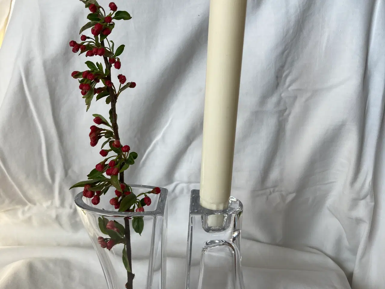 Billede 1 - Holmegård balance lysestage vase