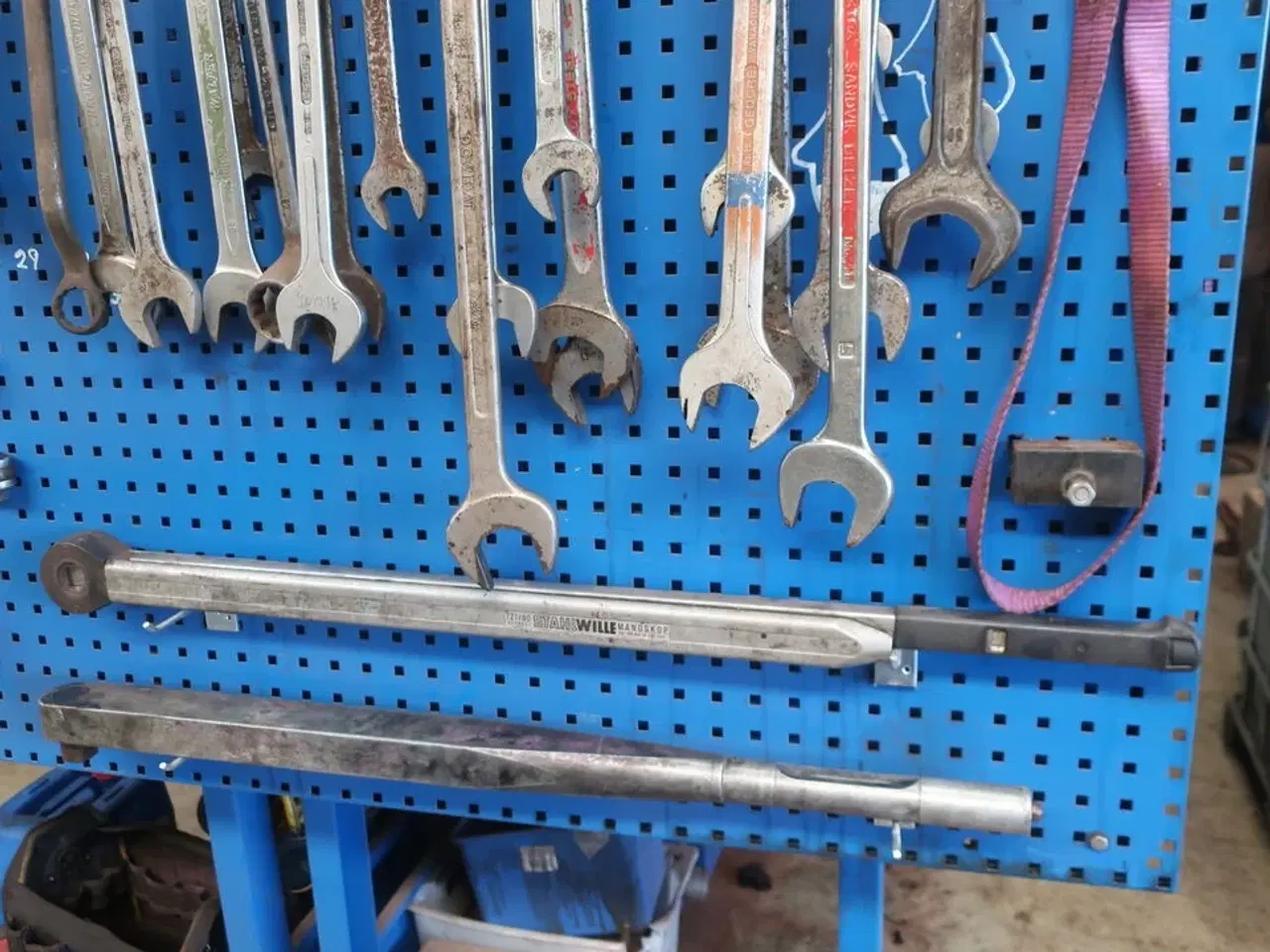 Billede 6 - Værktøjstavle med div. værktøj