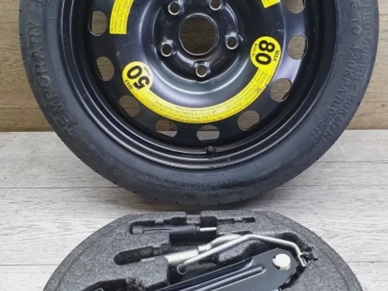 Billede 1 - Reservehjul 125/70x16 - ubrugt