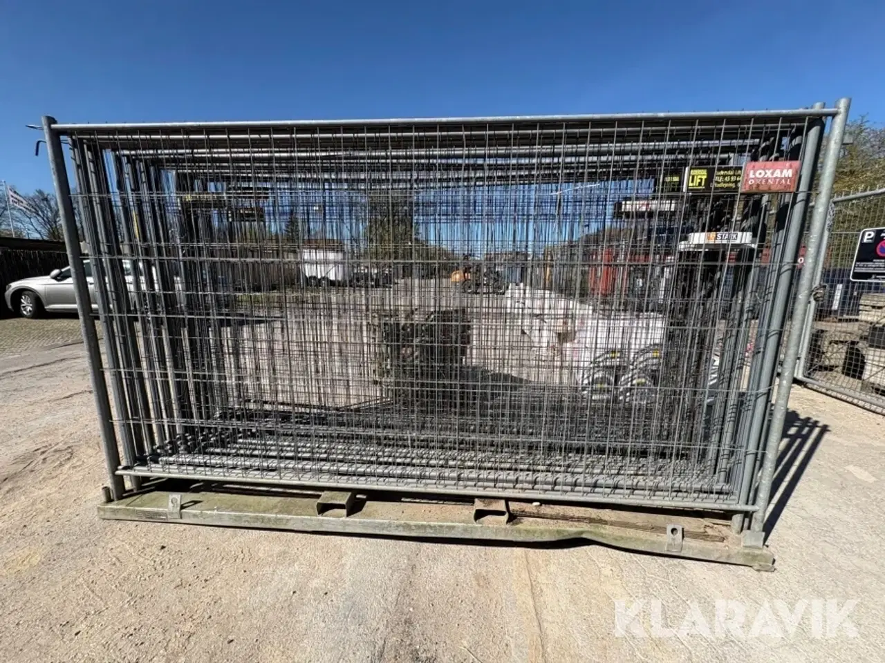 Billede 5 - Byggepladshegn 21 styk og fødder 32 styk