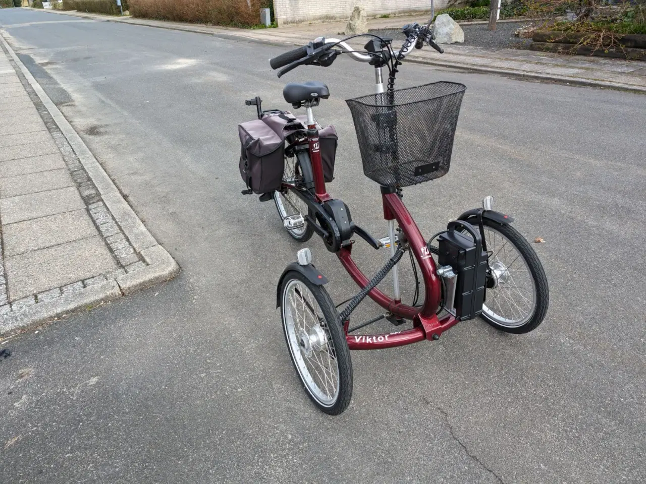 Billede 1 - Trehjulet el cykel, som ny