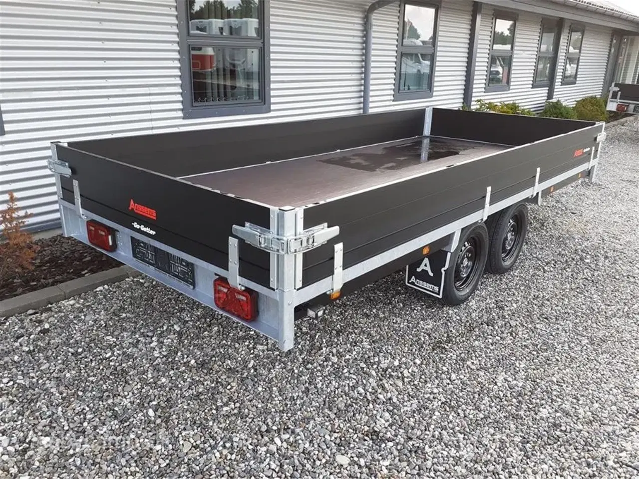 Billede 5 - 0 - Anssems PSX-S 2500 405x178 Go Getter   markedets Fedeste trailer med aluminiums sider i matsort.