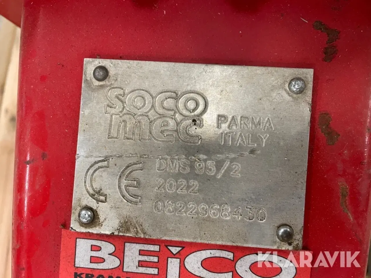 Billede 5 - Hydraulisk hammer/mejsel, SOCOMEC DMS 95/2