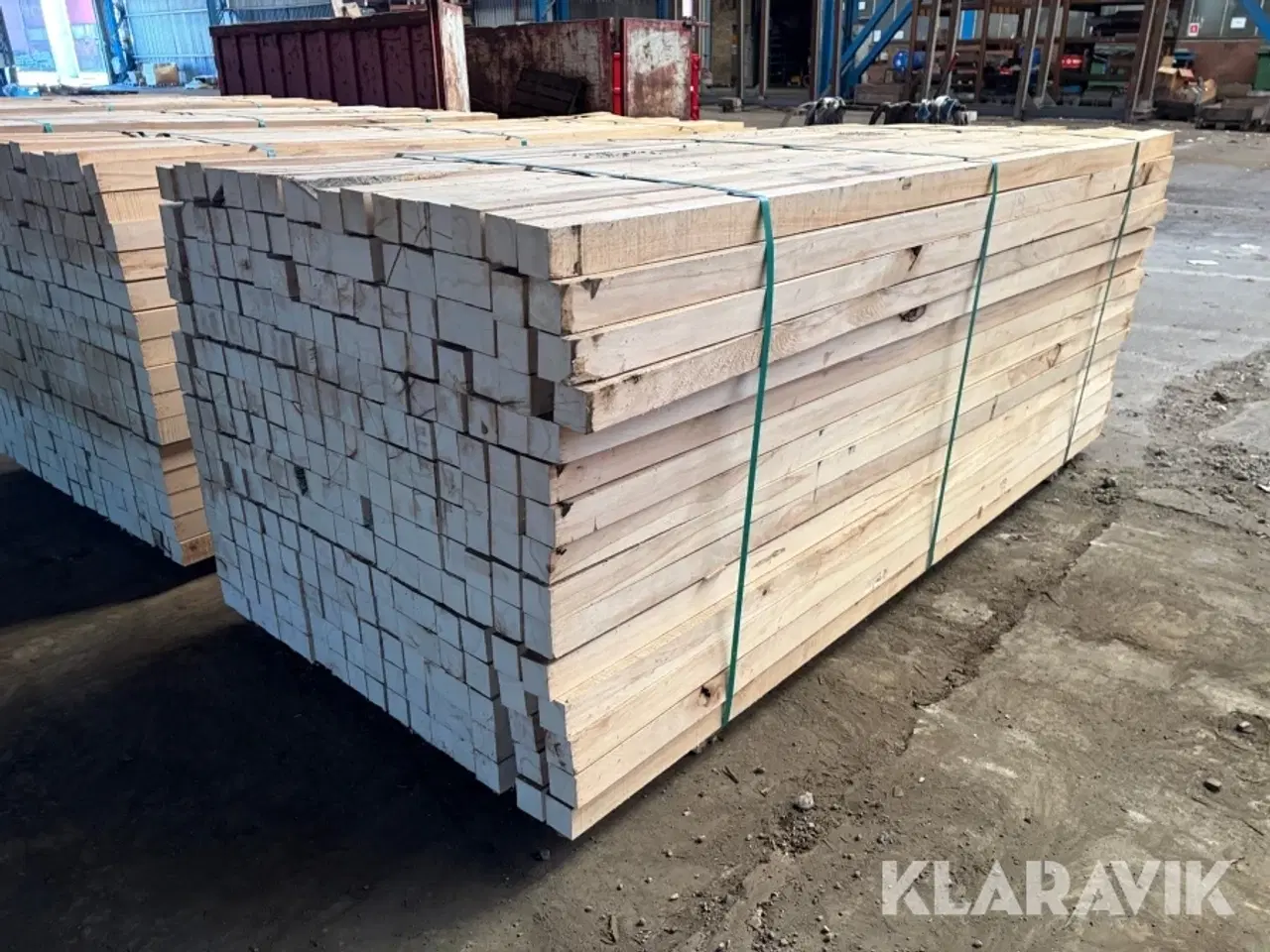 Billede 6 - Lægter ovntørret bøg - palle med 255 styk