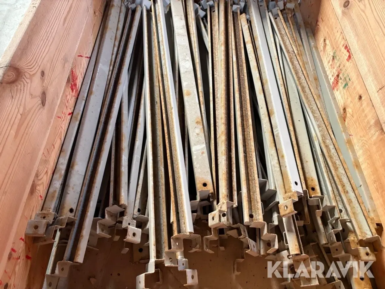 Billede 4 - Pallereol / storfagsreol - 3 fag og 30 hylder inklusiv plader