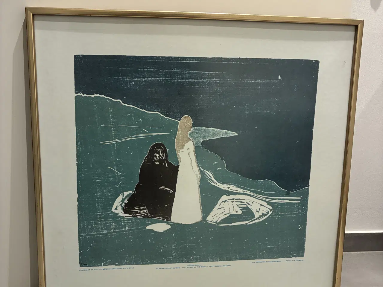 Billede 1 - Edward Munch - Tryk i guldramme