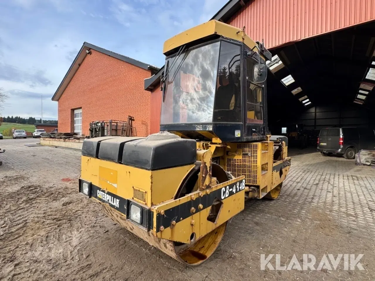 Billede 1 - Vejtromle Caterpillar CB-434B