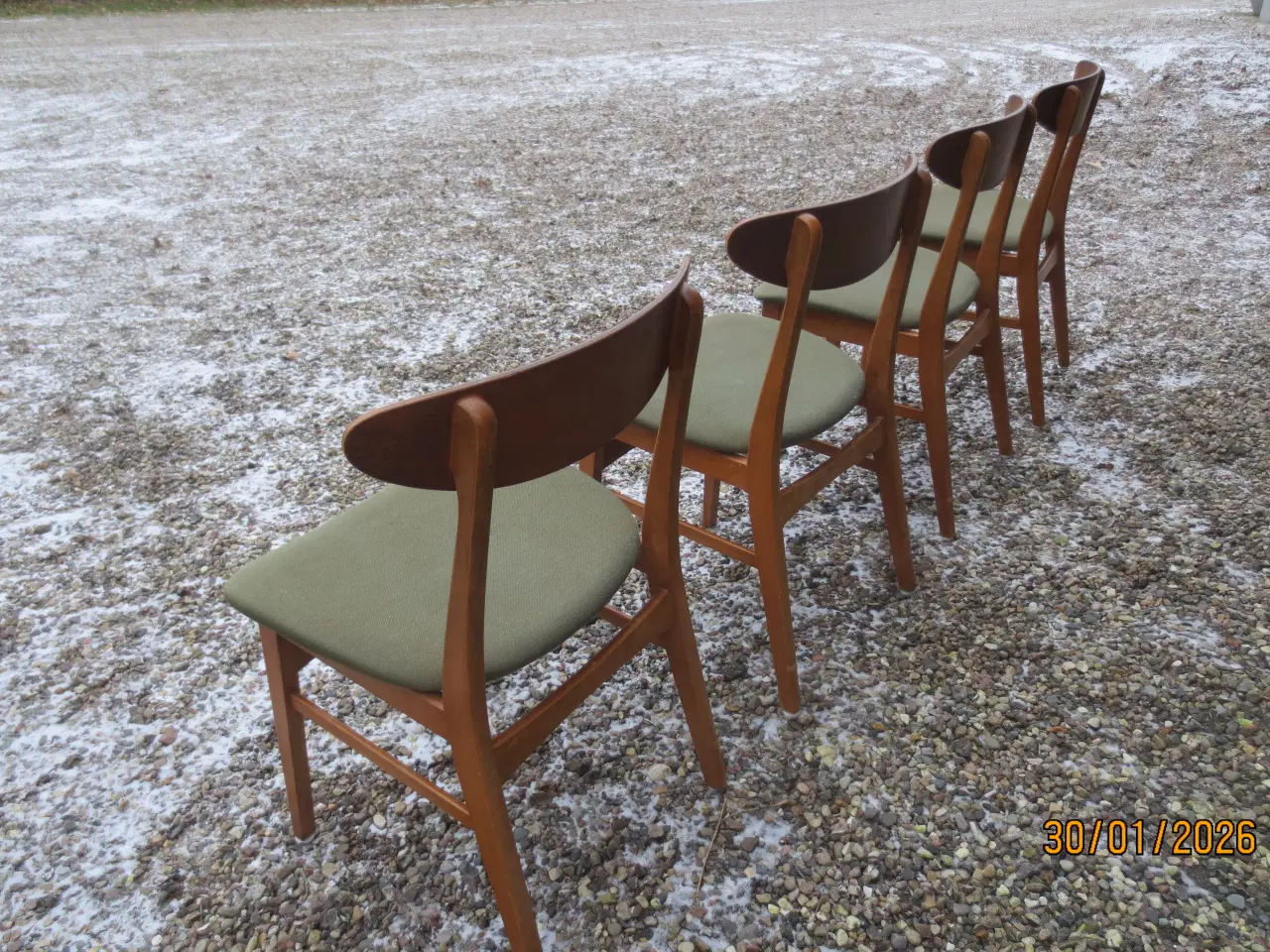 Billede 3 - 4 stk Farstrup teak stole Model 210