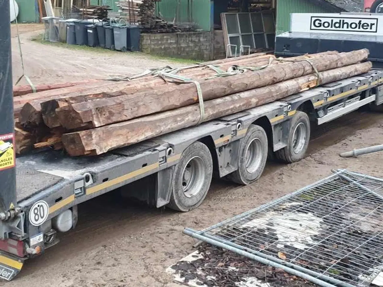 Billede 15 - Træ-Gittespær -Tømmer- håndhugget