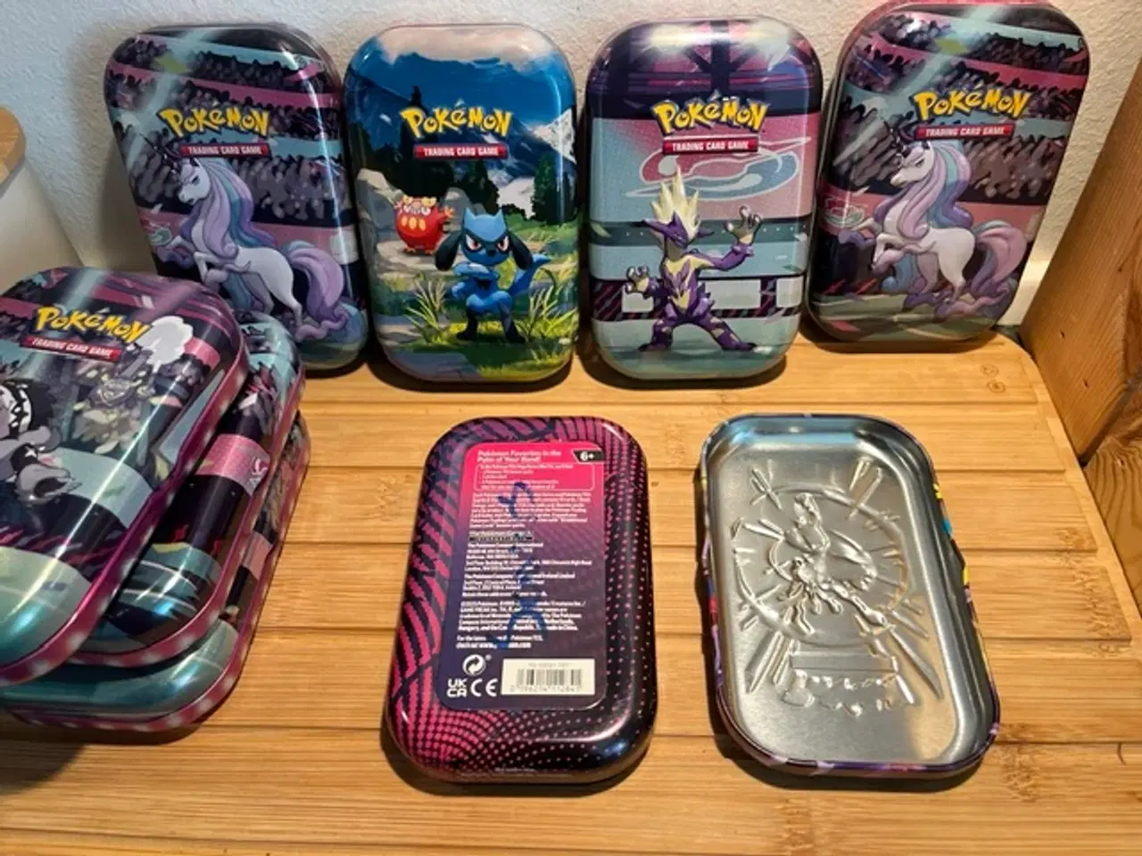 Billede 6 - Pokémon samlerkuffert + 8 flotte mini-tins (tomme)