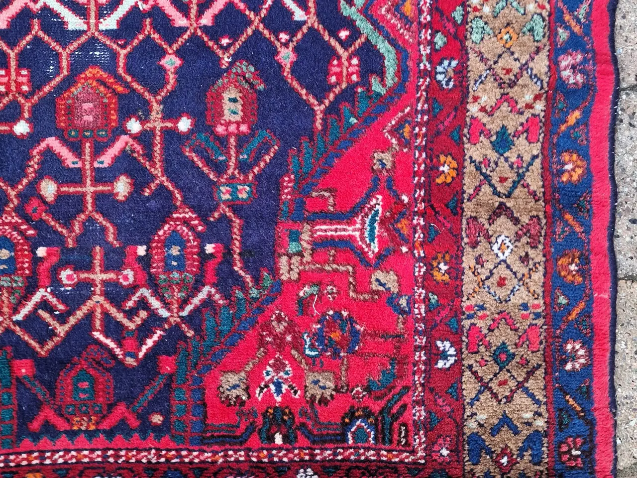 Billede 5 - Flot håndvævet persisk tæppe.