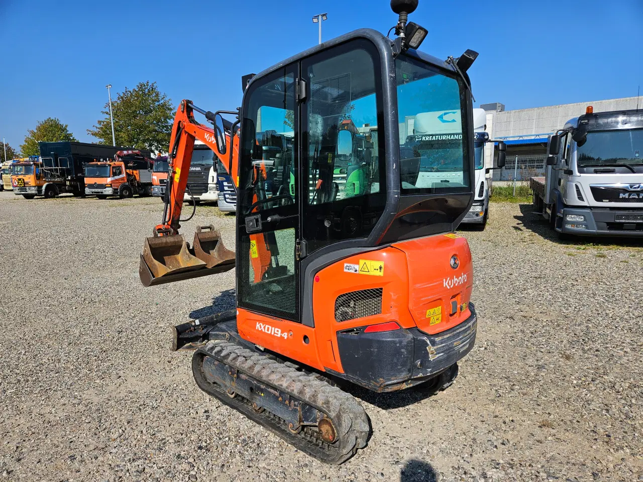 Billede 3 - Kubota KX 019-4 ny tiltman 2024 + 3 skovle