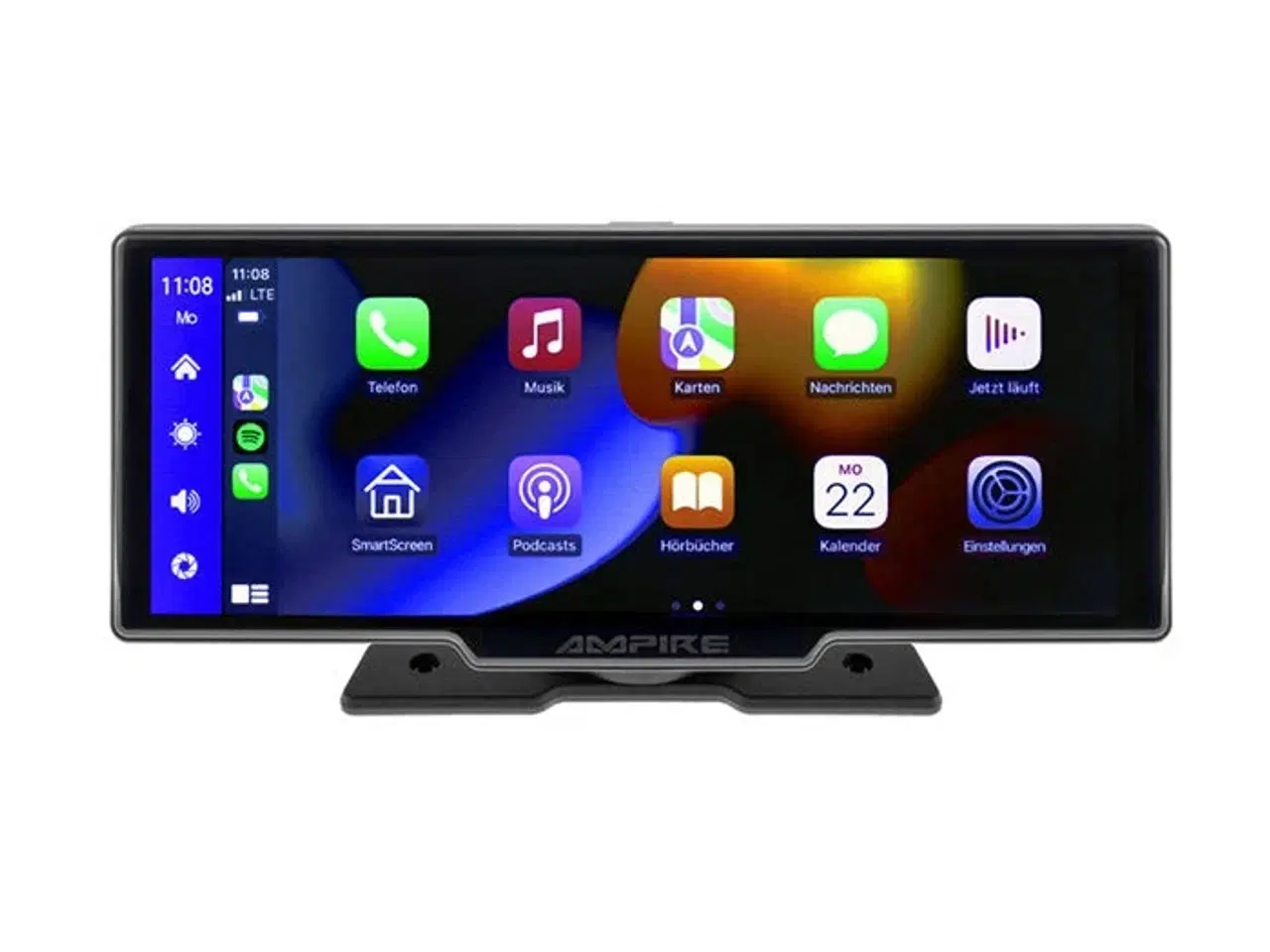 Billede 1 - Ampire 10" skærm CarPlay Android Auto Dashcam