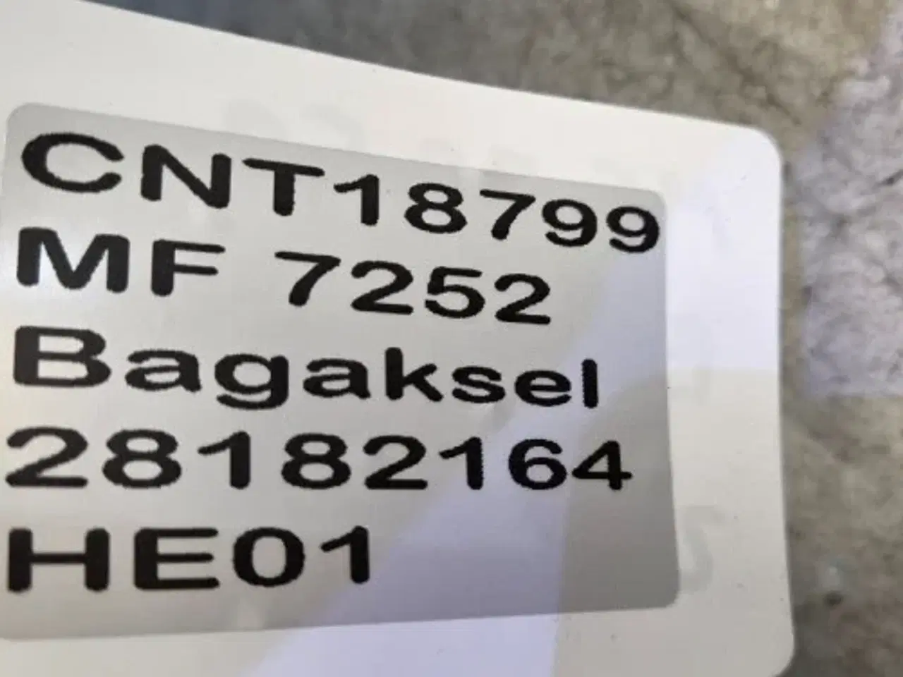 Billede 16 - Massey Ferguson 7252 Bagaksel 28182164