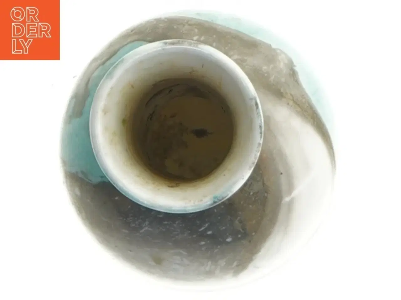 Billede 3 - Keramisk vase (str. Ø. 4 cm længde. 13 cm)