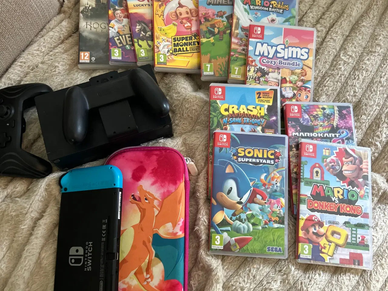 Billede 1 - Nintendo Switch 1 med spil og tilbehør 