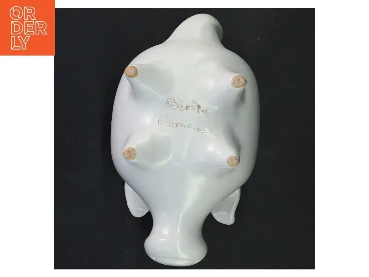 Billede 2 - Keramik griseformet beholder (str. 22x12 cm)