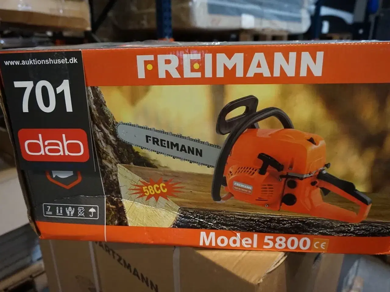 Billede 3 - Freimann benzin kædesav 5800 58cc 20" sværd