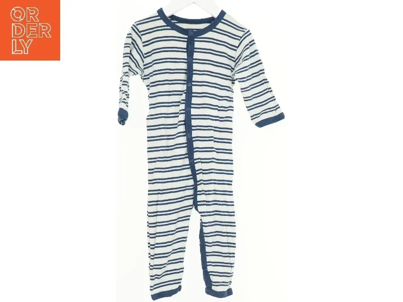 Billede 1 - Langærmet stribet heldragt fra Mads & Mette (str. 80)