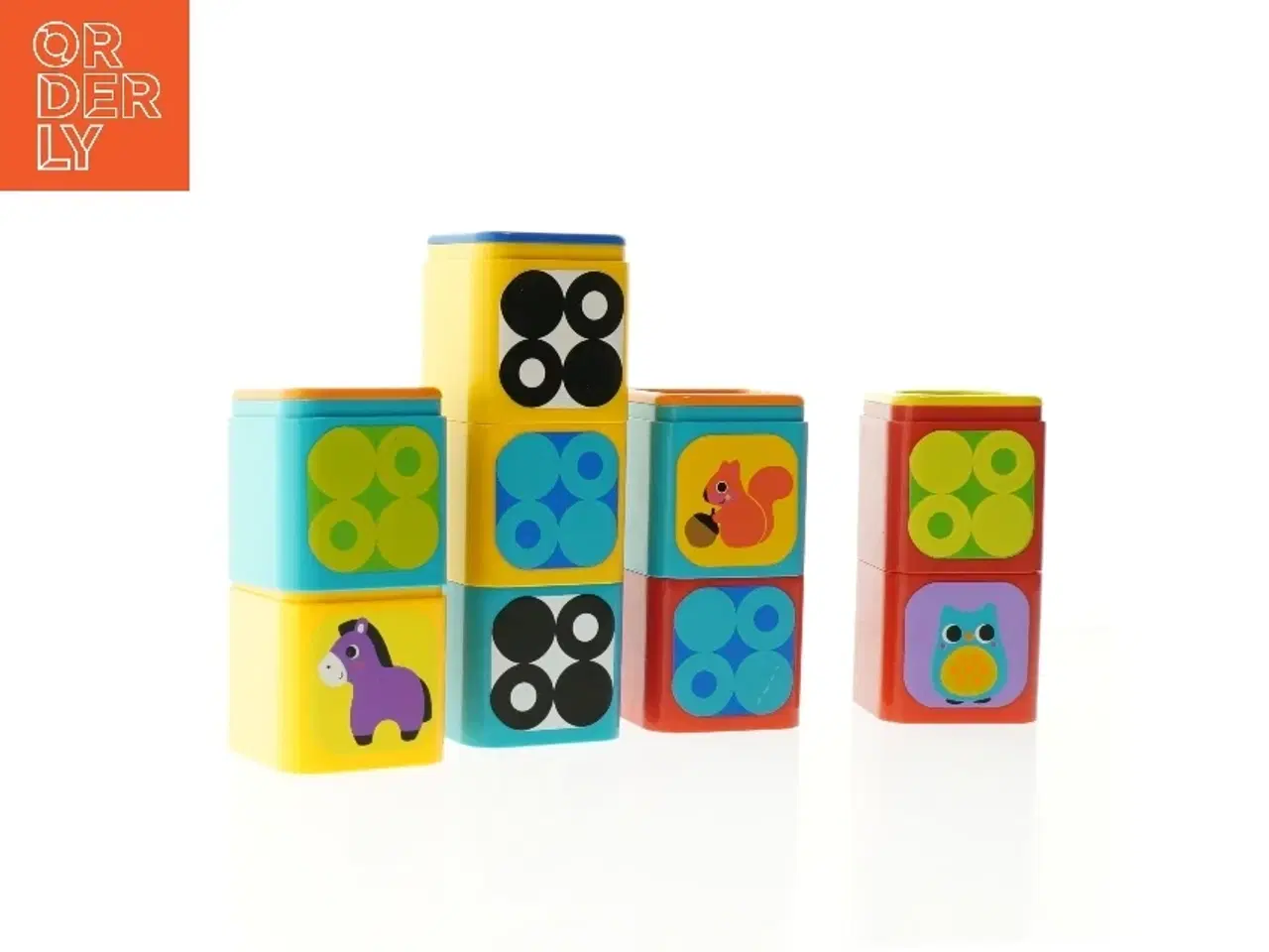 Billede 1 - Farverige plastikopbevaringsbokse