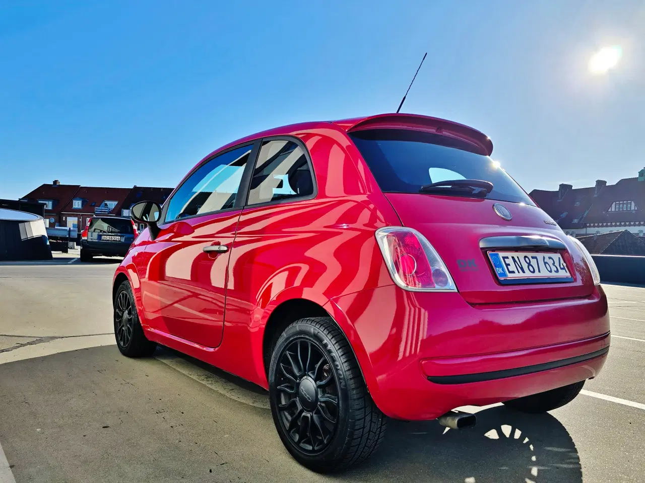 Billede 5 - Flot flot Fiat 500 Turbo - lav km og nysynet