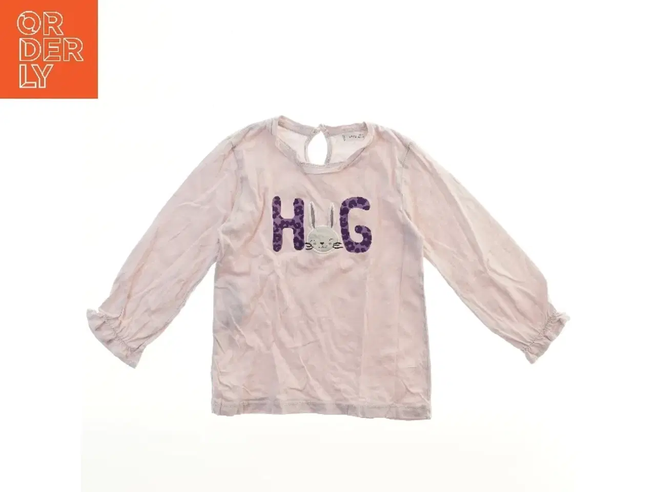 Billede 1 - Langærmet bluse med kaninmotiv fra Mng (str. 98)