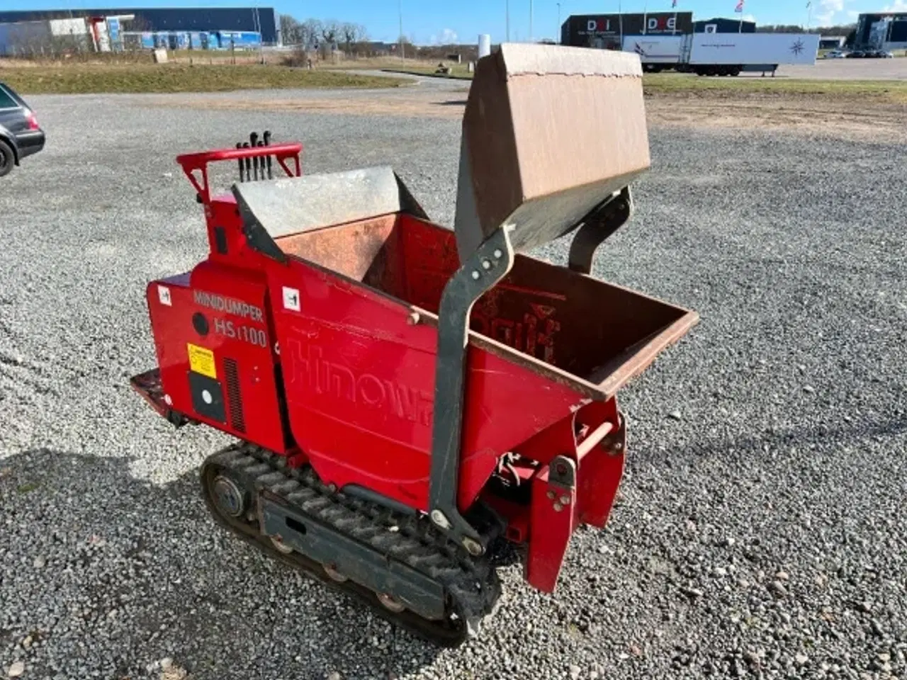 Billede 3 - HINOWA HS 1100 - SELVLÆSSER Larvebåndsdumper / Ny motor