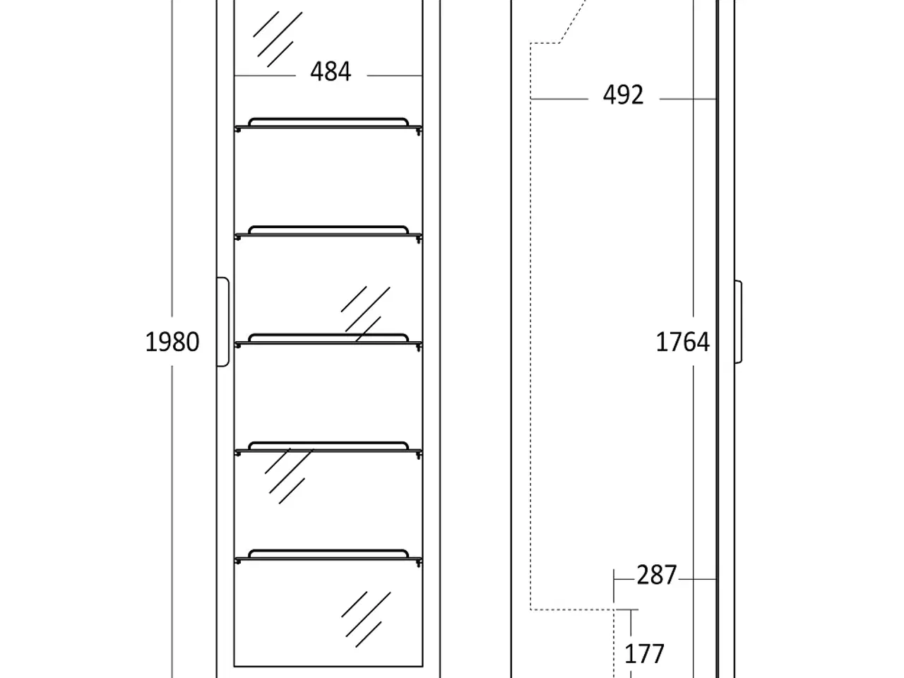 Billede 6 - Scandomestic Display Køleskab 360 Liter Ventileret