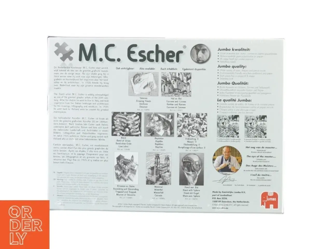 Billede 4 - MC Escher puslespil, 1000 fra Jumbo (str. 37 x 27 cm)