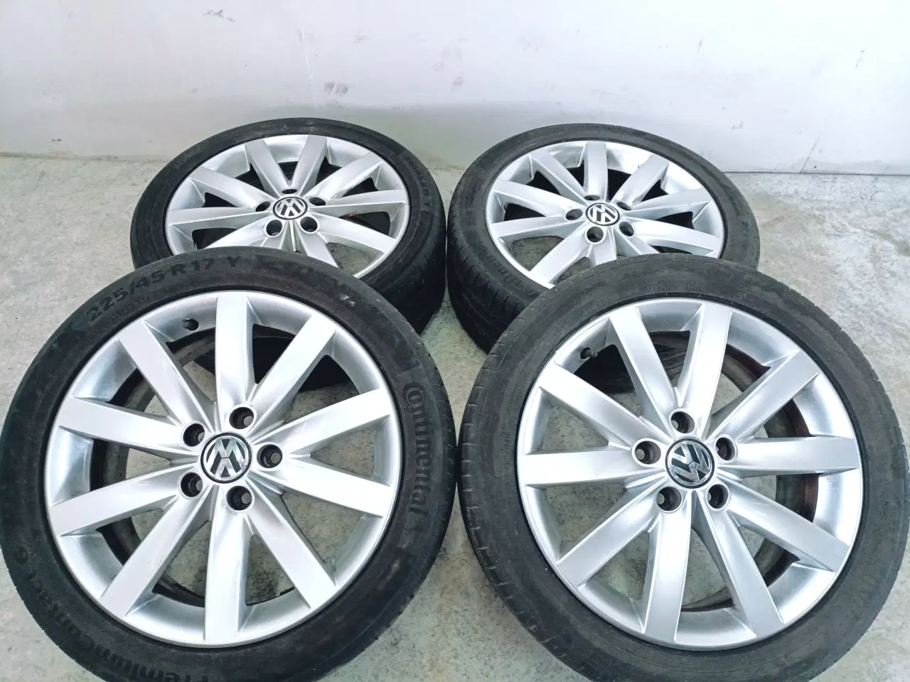 Billede 3 - 5x112 17" ET54 nav 57,1ø VW fælge