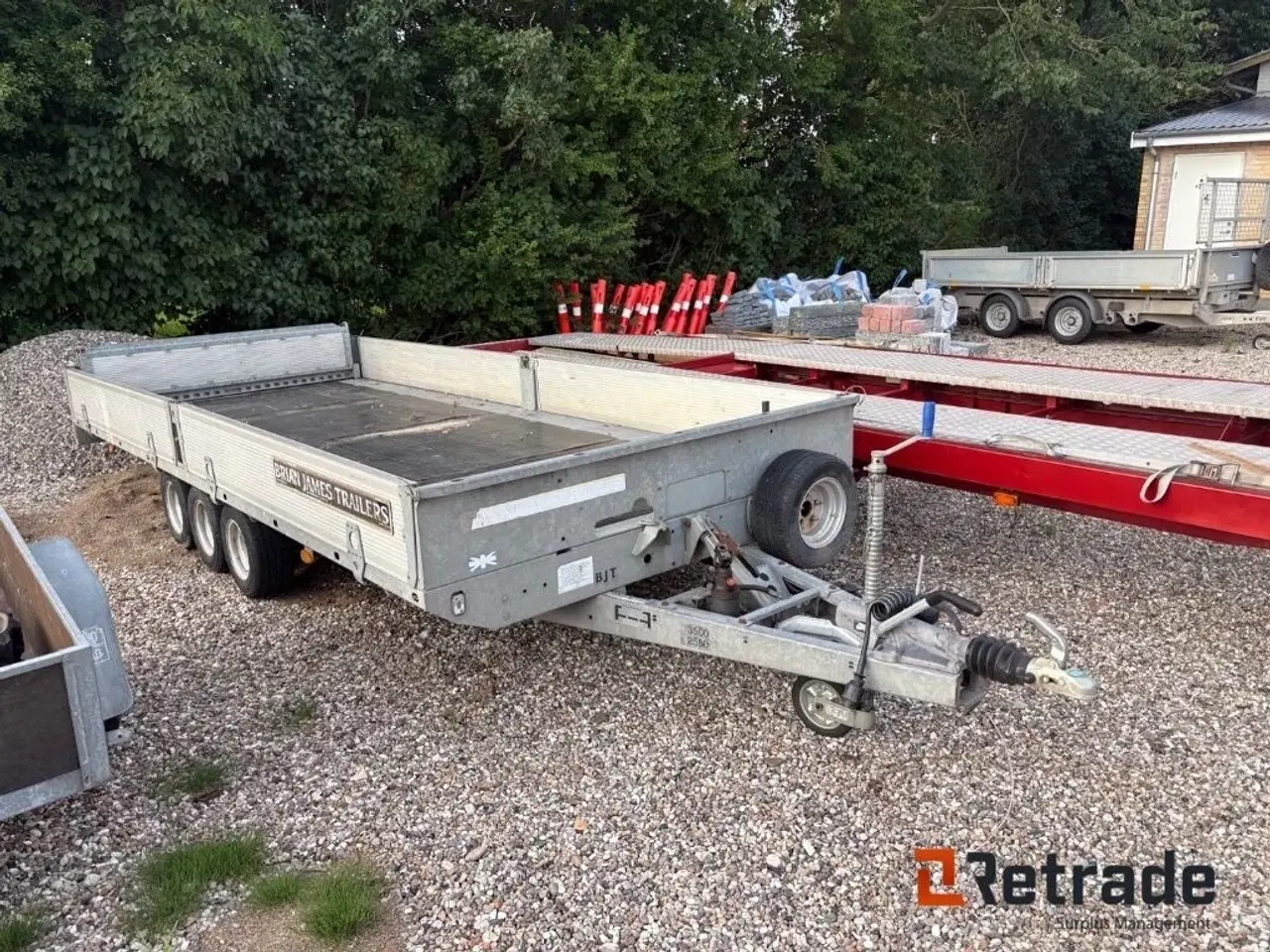 Billede 2 - Brian James Tip trailer Total Vægt 3500 kg.