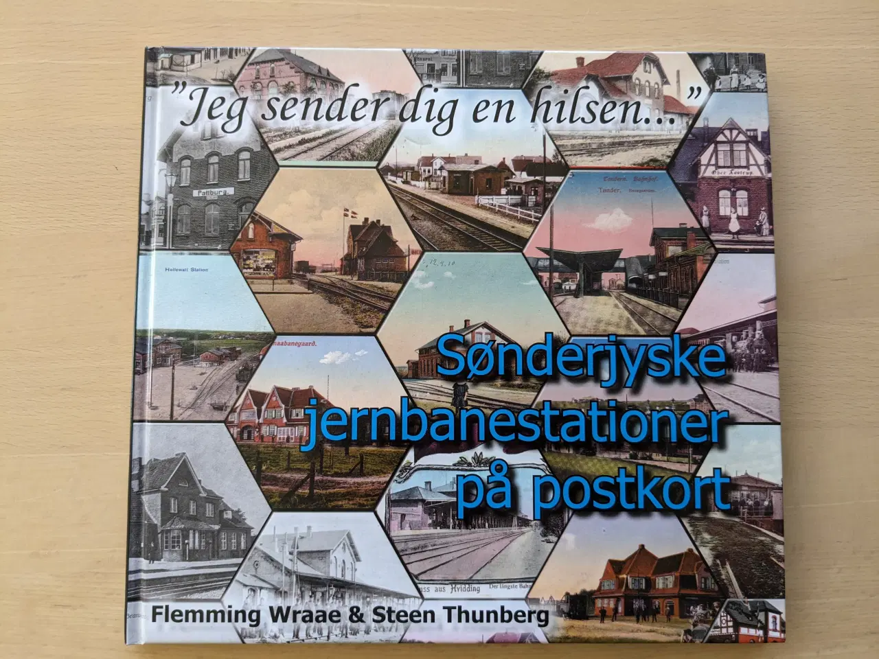 Billede 1 - Sønderjyske jernbanestationer på postkort