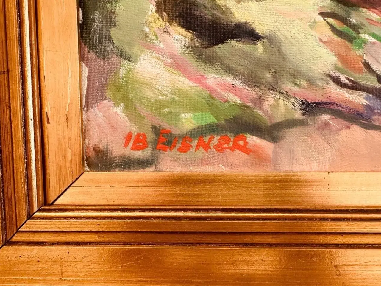 Billede 2 - Naturalistisk oliemaleri af Ib Eisner