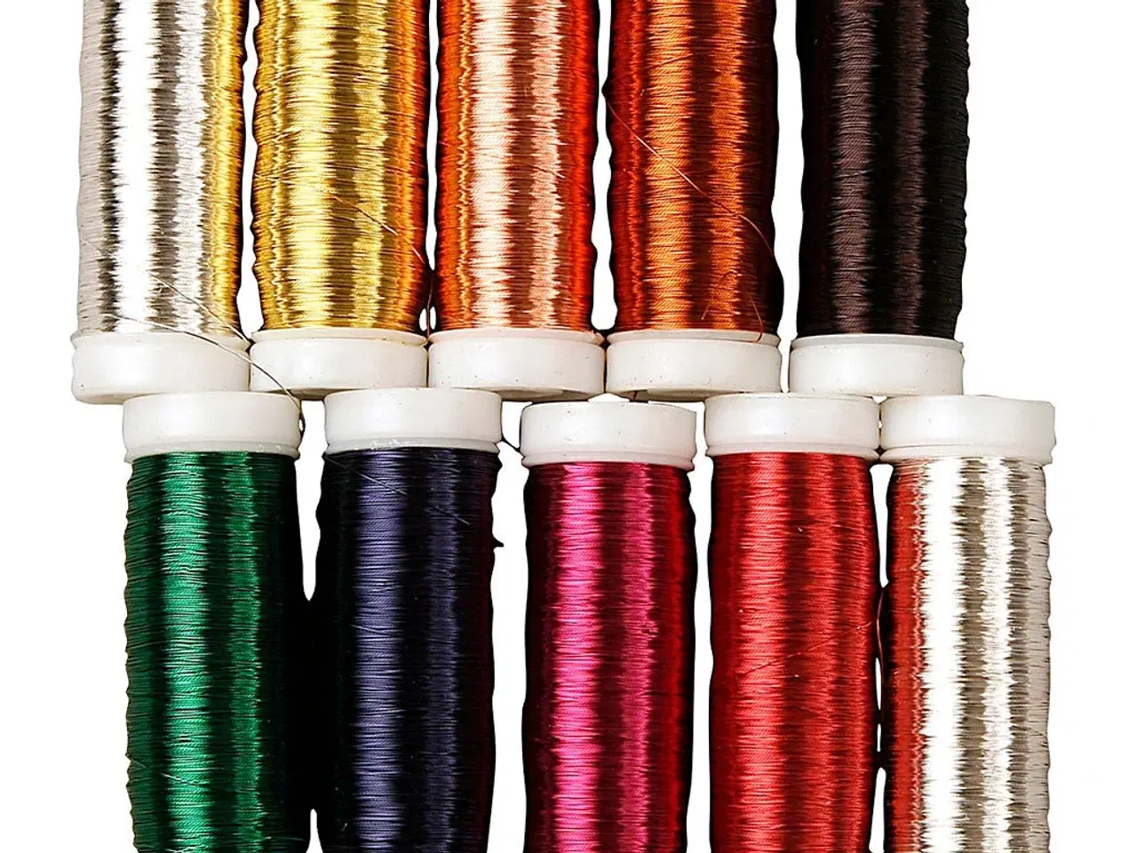Billede 1 - Metaltråd 0,18 mm - 10x50g til Håndværk og Dekoration
