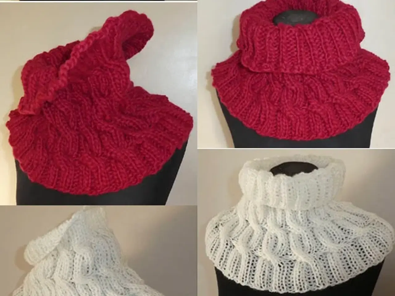 Billede 1 - Nye håndstrikkede halsedisser