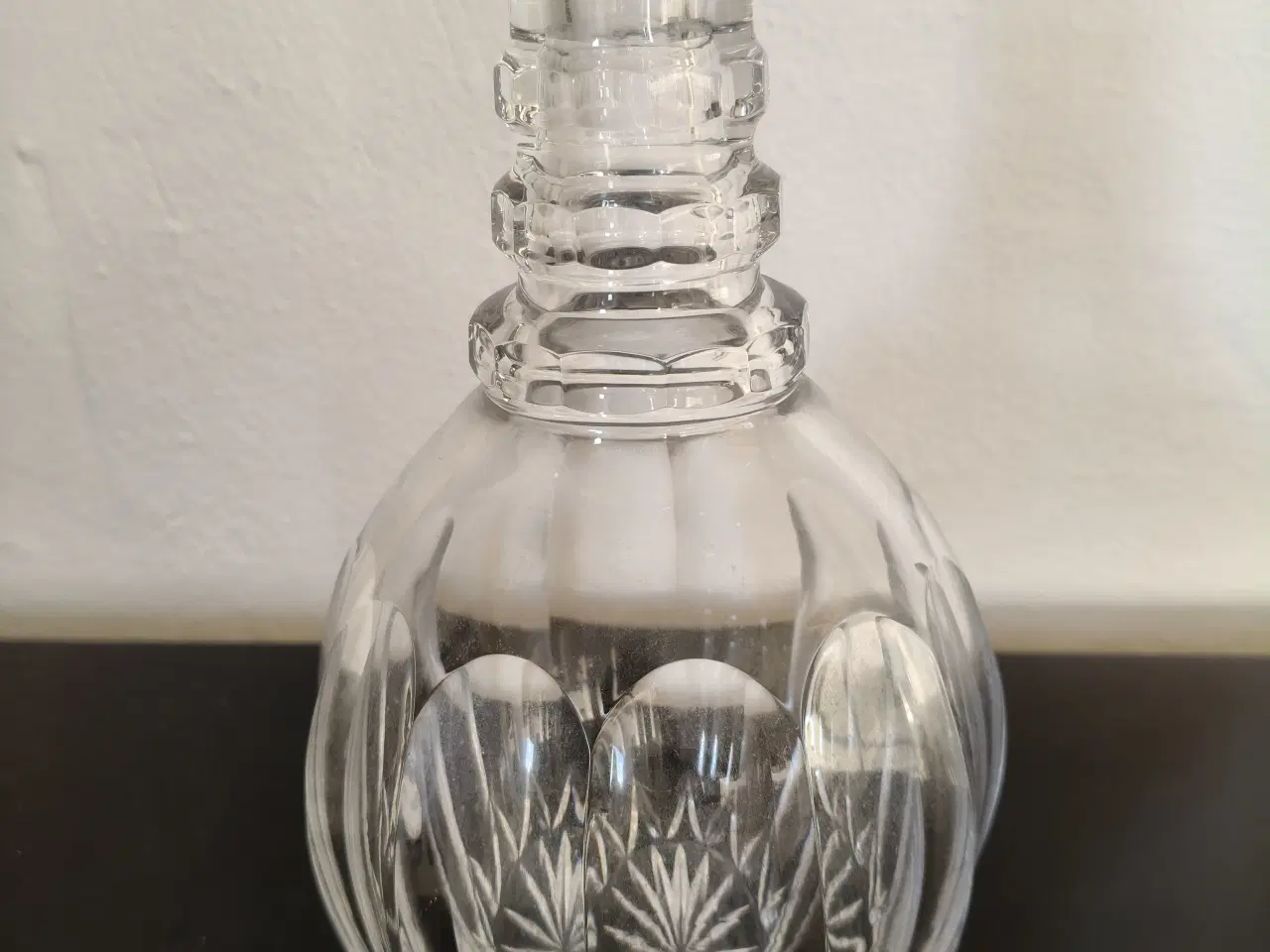 Billede 2 - Antik krystalkaraffel til vin