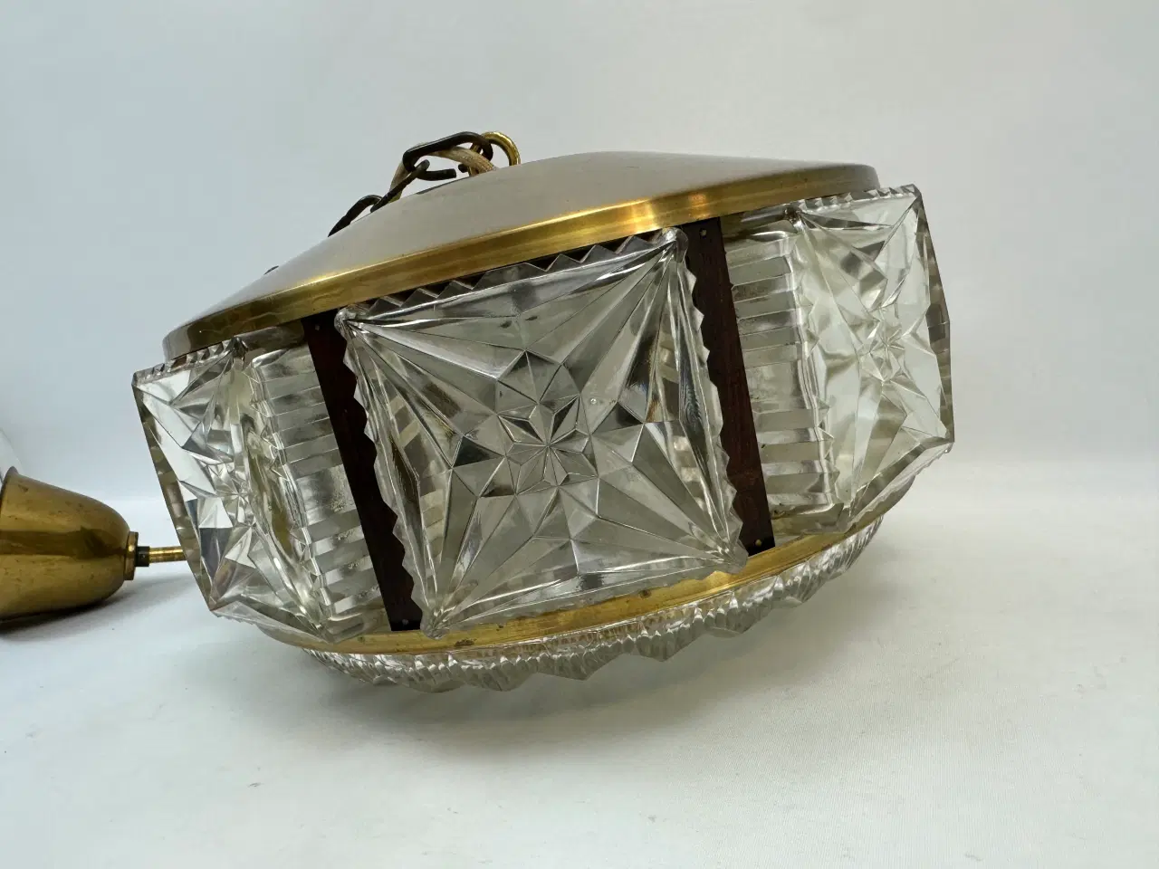 Billede 7 - Carl Fagerlund, Pendel - messing (Orrefors) 