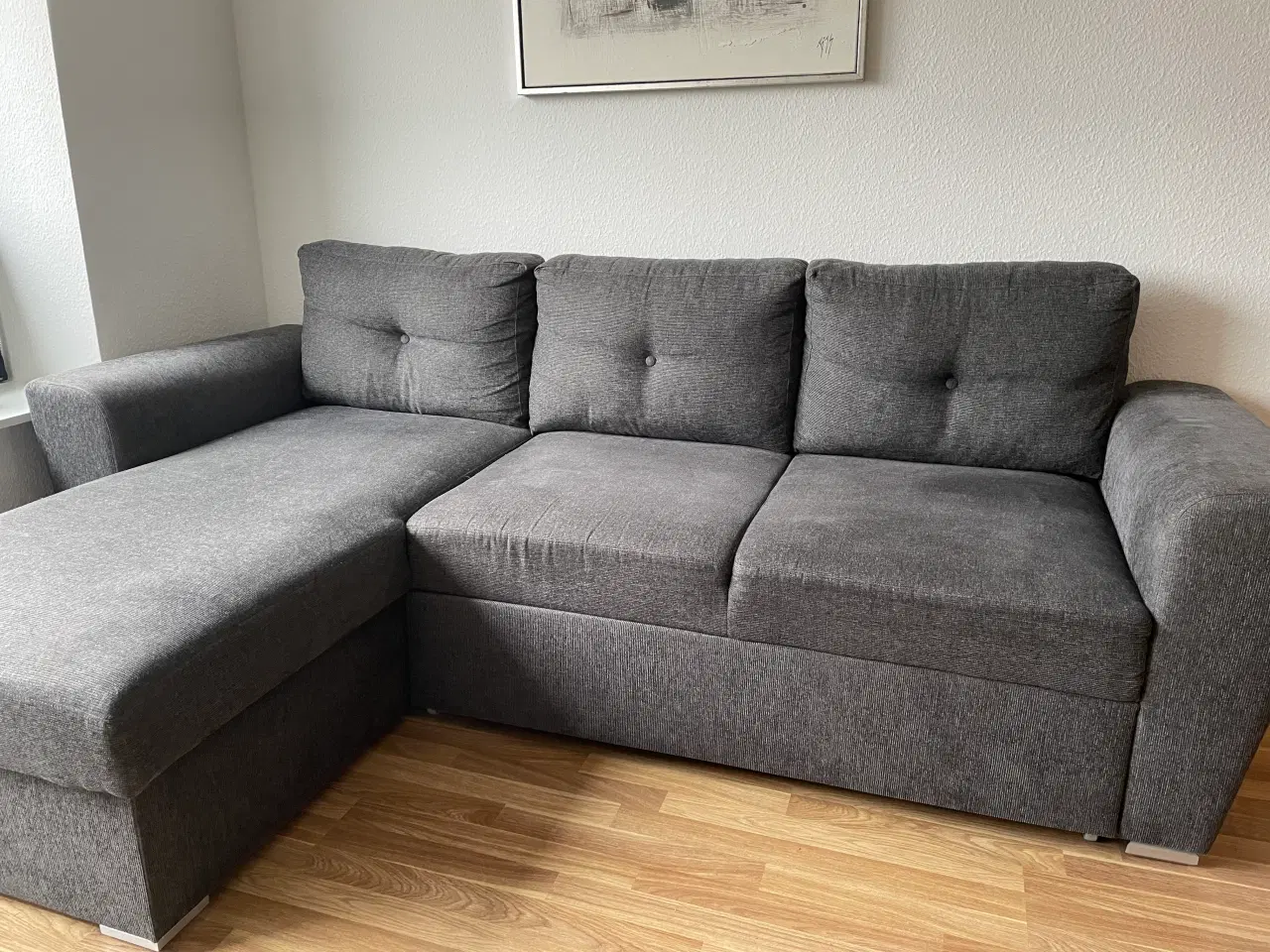 Billede 1 - Sovesofa med chaiselong 