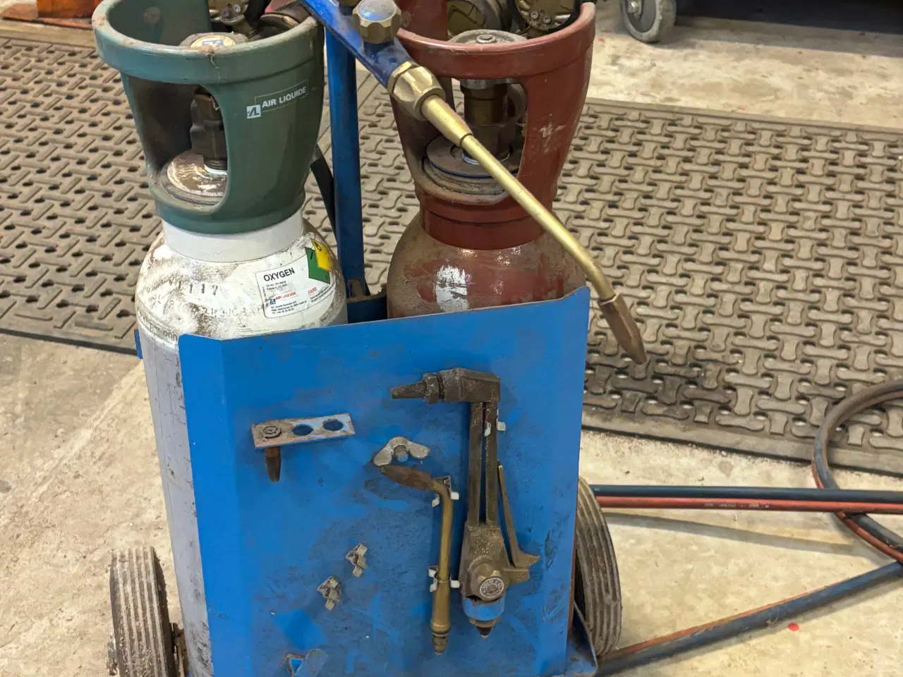 Billede 4 - Skærebrænder sæt med vogn