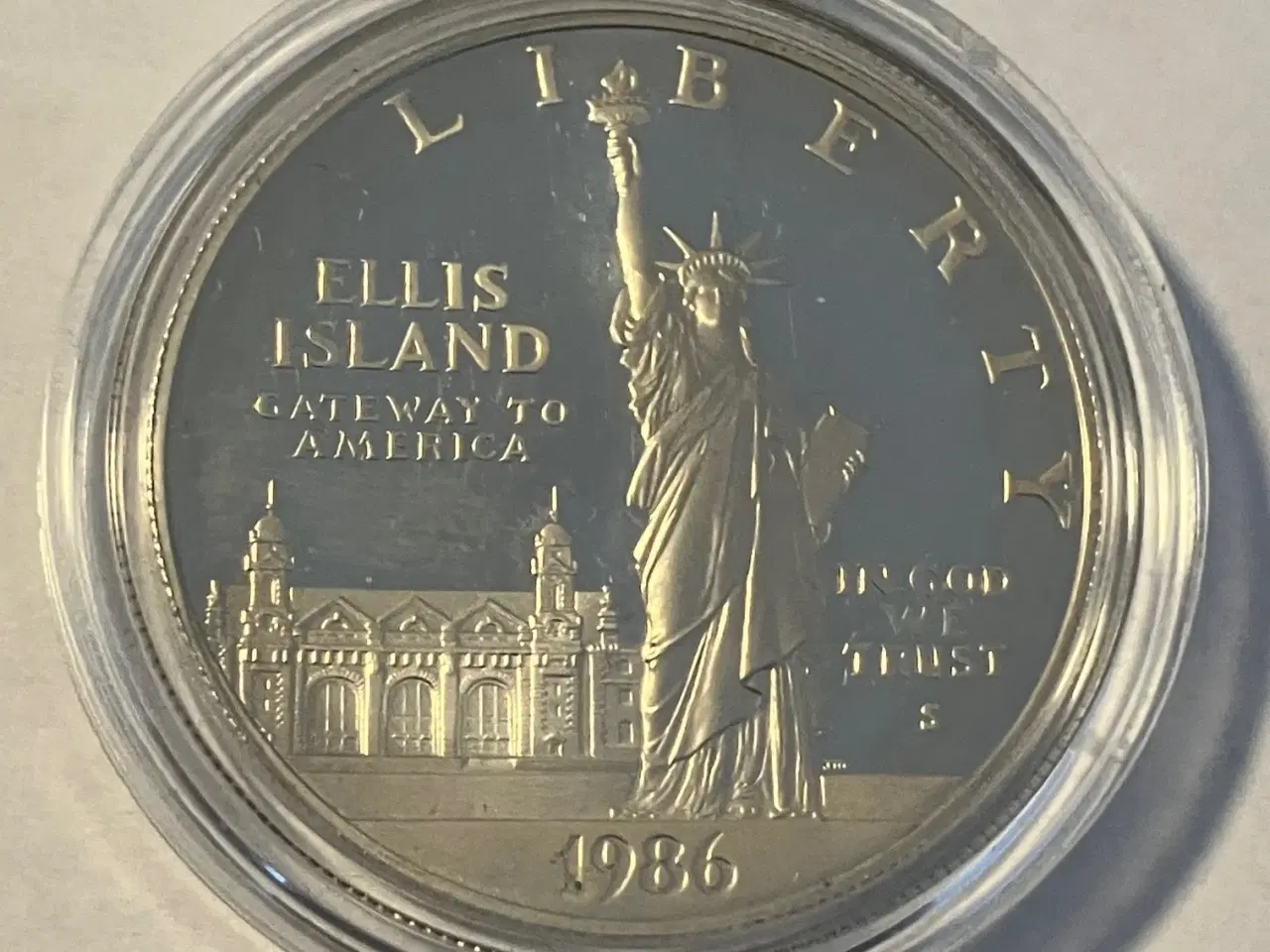 Billede 1 - 1 Dollar Statue of Liberty 1986 USA - Silver