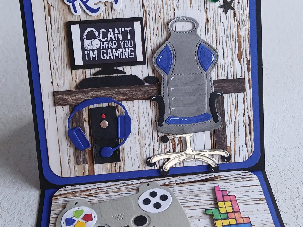 Billede 6 - Konfirmations kort med gamer til salg