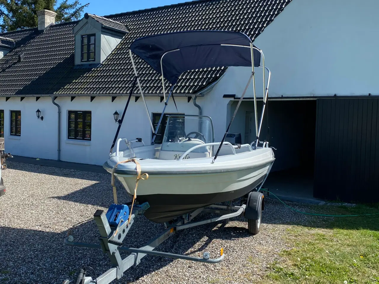 Billede 3 - Terhi 4110 med 25hk Yamaha og nysynet trailer 
