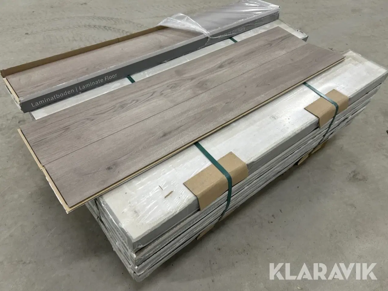 Billede 1 - Laminatgulv Haro Eiche Bari Grau 41m2