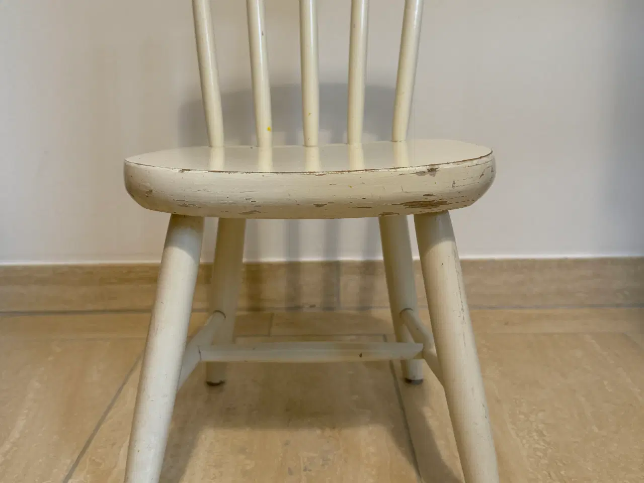 Billede 1 - Børnestol (tremmestol) vintage 