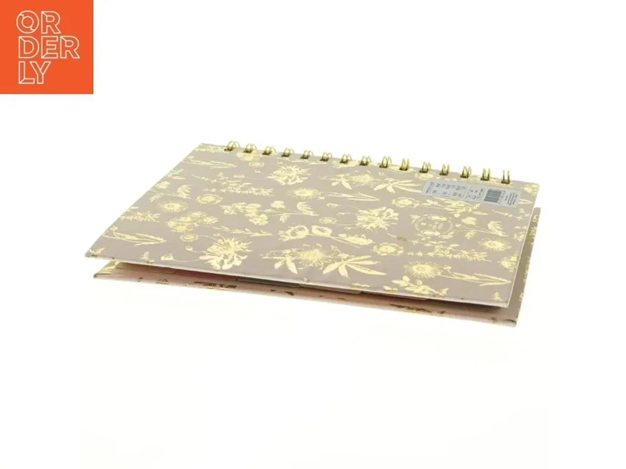 Billede 3 - Spiralbundet planner med blomstermotiv fra Søstrene Grene