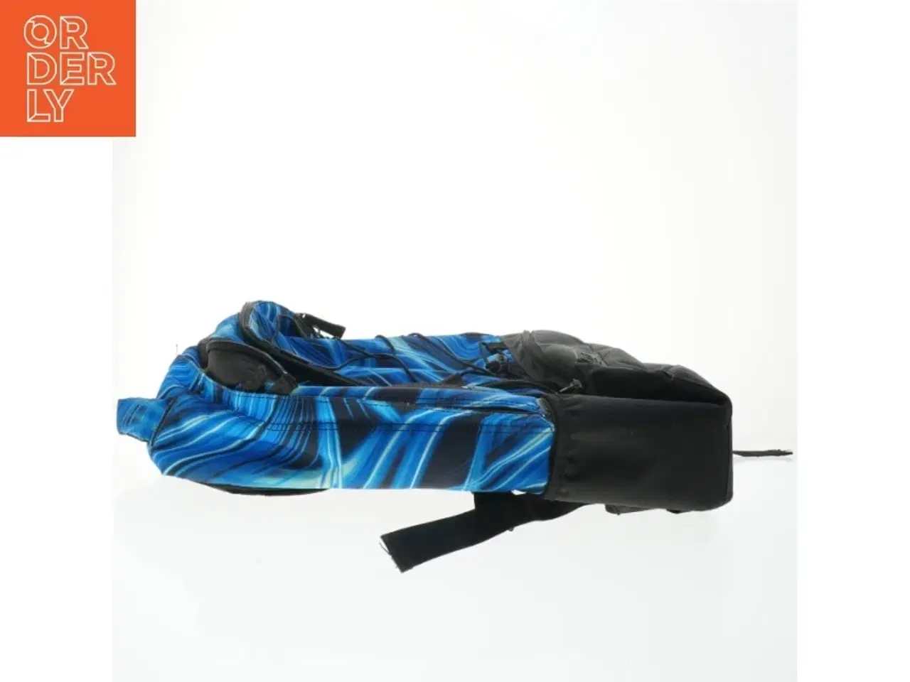 Billede 3 - Blå og sort Jeva skoletaske (str. 51x40 cm)