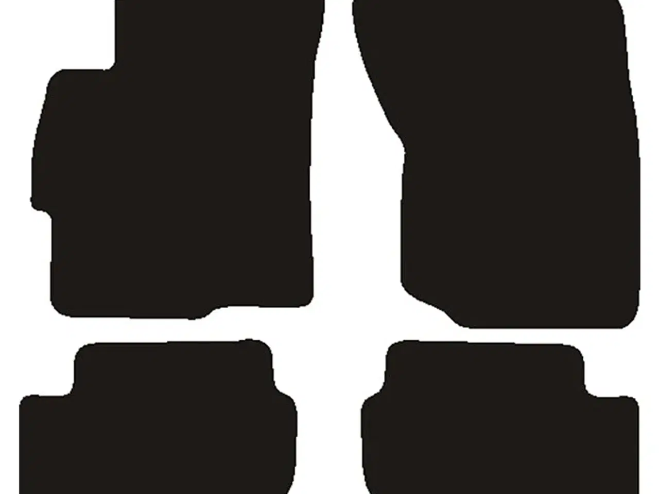 Billede 1 - Måtter Mitsubishi Lancer 2009- nålefilt