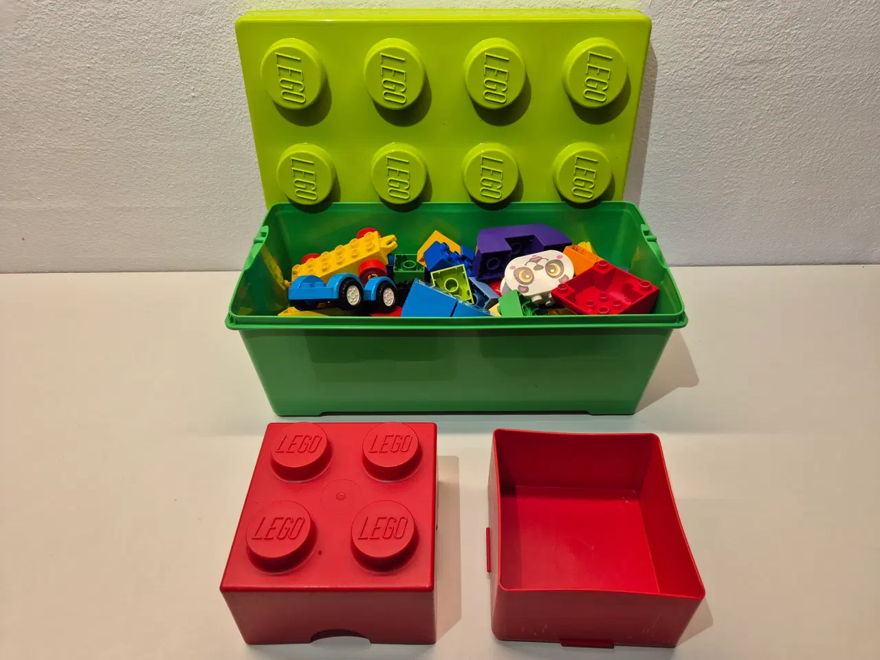 Billede 1 - Duplo Kasse med forskellige blandede klodser , Den