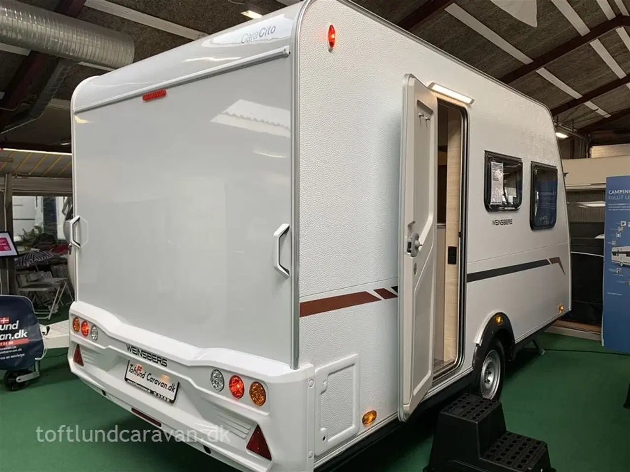 Billede 7 - 2025 - Weinsberg CaraCito 390 QD E-Power   Kommer på lager ca uge 47. FULD ELEKTRISK CAMPINGVOGN helt uden gas installationer. KØREKLAR VÆGT KUN 795 KG.